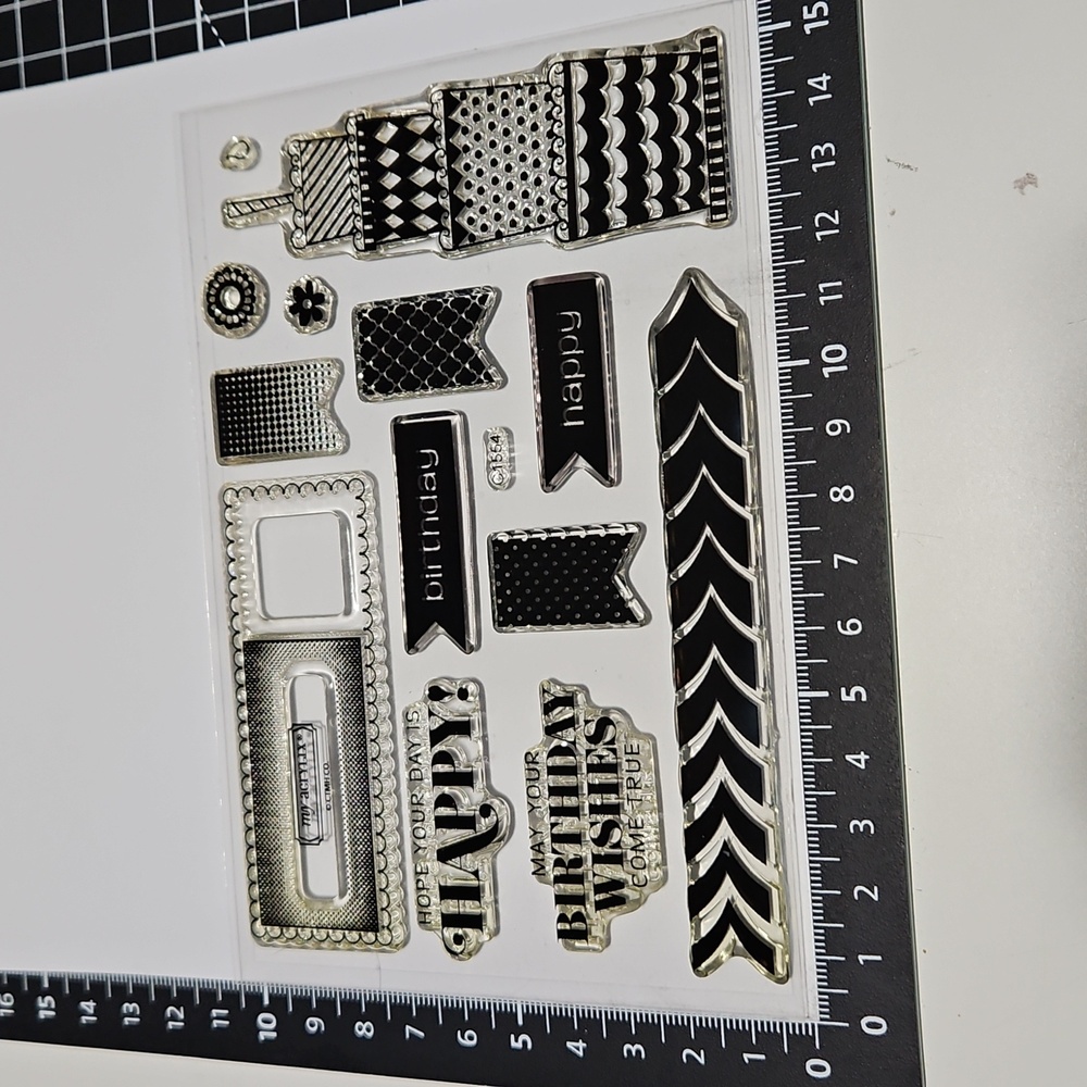 Chantilly Cardmaking Workshop CTMH Clear stamp set my Acrylix